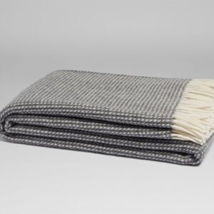 Mehka pletena deka iz 100% merino volne charc 150x210