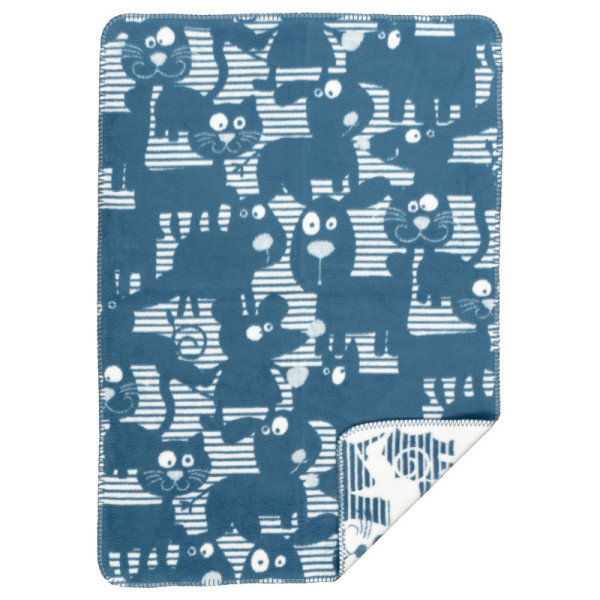 Odeja otroška eko bombaž MODRA 75x100,100x150 Odeja otroška eko bombaž MODRA 75x100,100x150