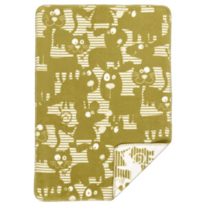 Odeja otroška eko bombaž ZELENA 75x100,100x150