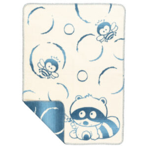 Odeja otroška eko bombaž Č MODRA 75x100 Odeja otroška eko bombaž Č MODRA 75x100