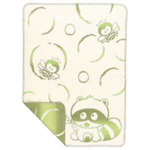 Odeja otroška eko bombaž Č ZELENA 75x100 Odeja otroška eko bombaž Č ZELENA 75x100