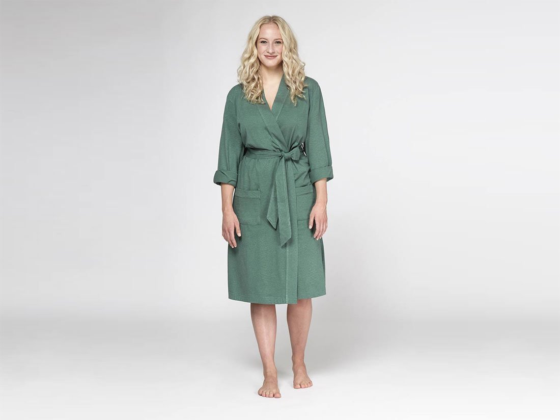 Kopalni plašč iz 100% eko bombaža zelen