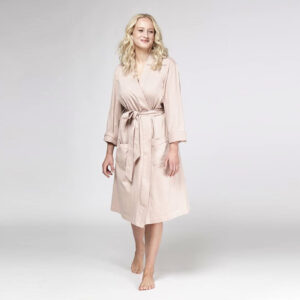 Kopalni plašč iz 100% eko bombaža roza