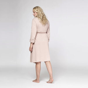 Kopalni plašč iz 100% eko bombaža roza