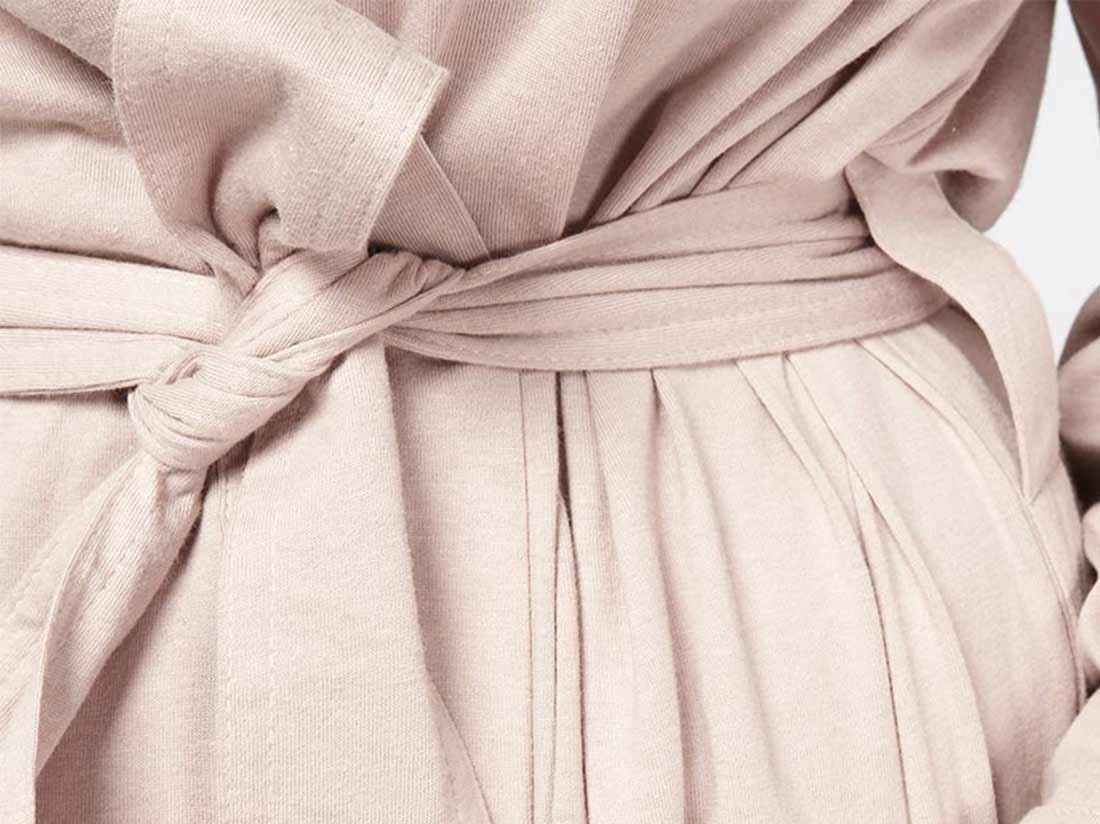 Kopalni plašč iz 100% eko bombaža roza