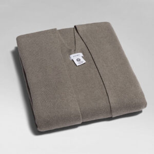 Pleteni plet iz 100% eko bombaža taupe