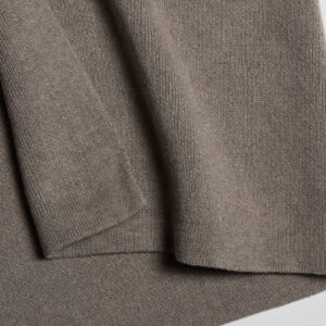 Pleteni plet iz 100% eko bombaža taupe