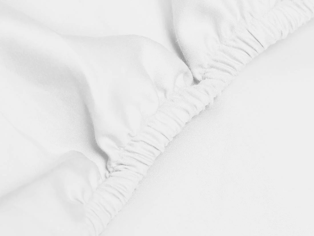 Jogi rjuha ekološki bombaž saten SNEŽNO BELA več dimenzij