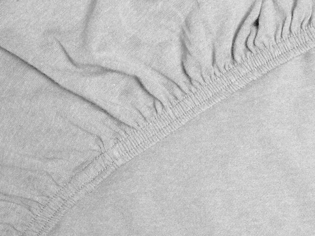 Otroška jersey jogi rjuha eko bombaž več dim. SV.SIVA