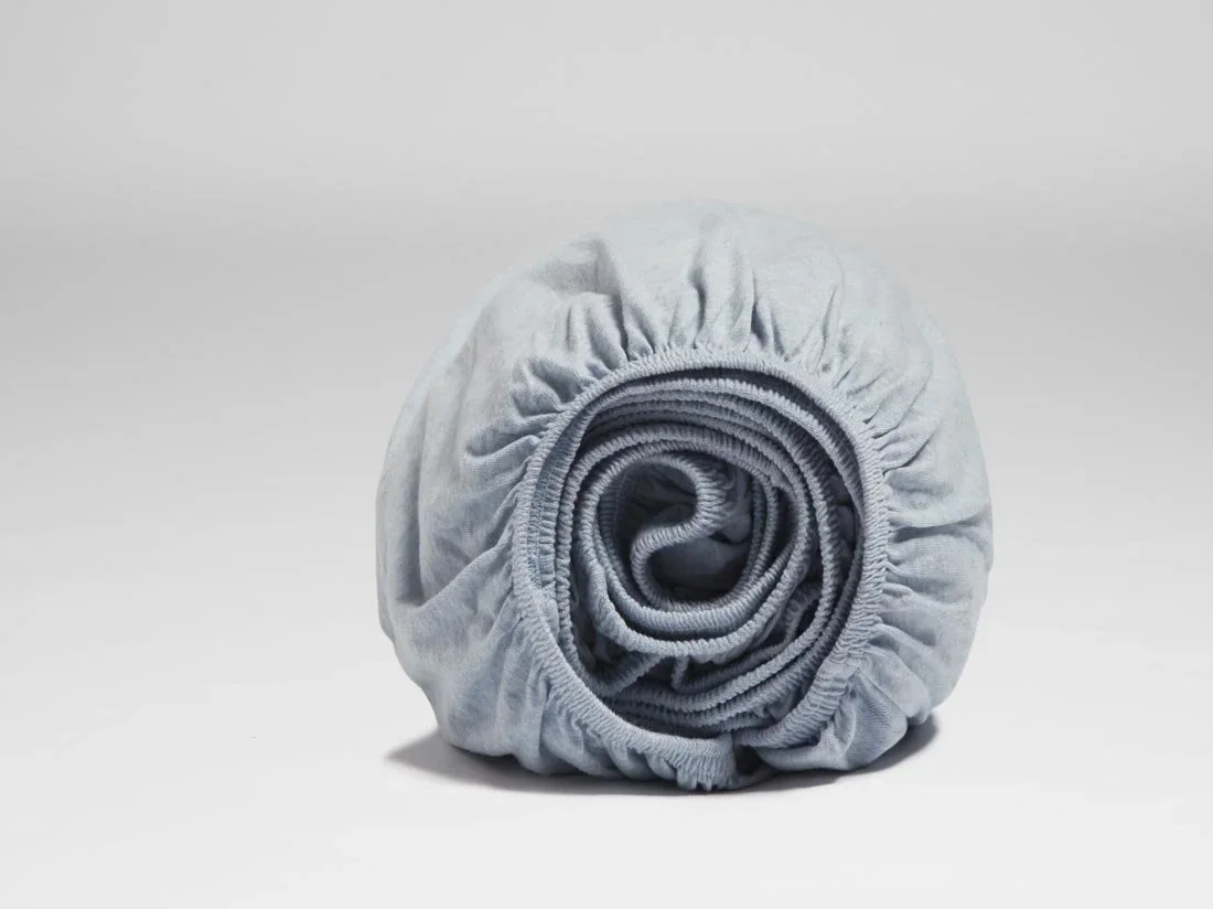 Otroška jersey jogi rjuha eko bombaž več dim. S.MODRA