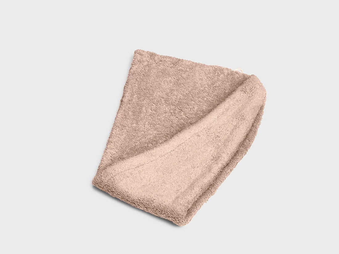 Brisača za lase- frotir roza