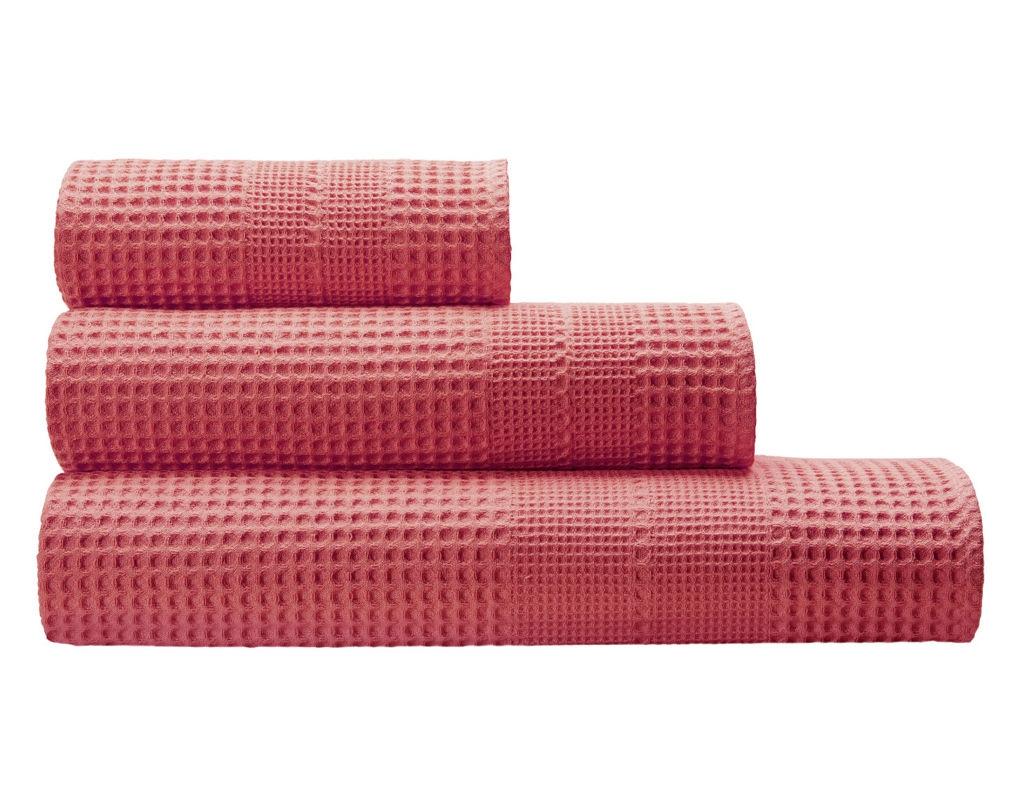 Brisača eko bombaž 50x100 Barva: koralna