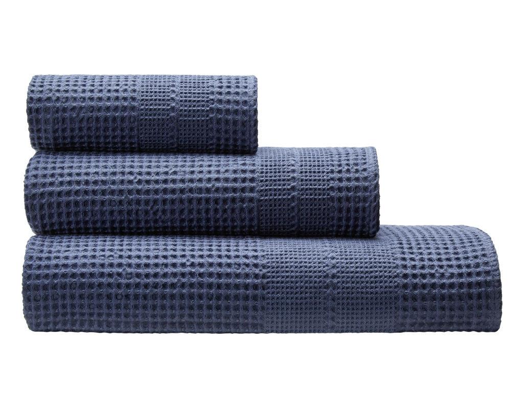 Brisača eko bombaž 50x100 Barva: steinblau