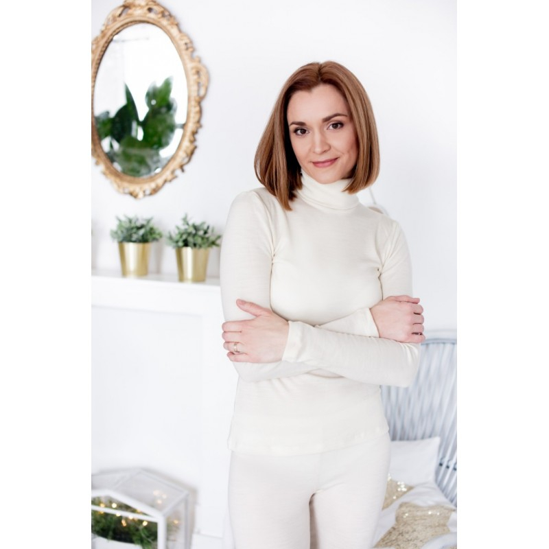 Ženski puli iz 100% volne NATUR BEL