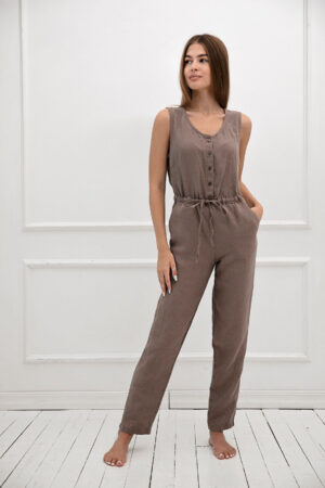 Jumpsuit 1220 100% lan, CAPPUCINO S