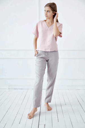 Tunika ženska 1505 100% lan, več barv in velikosti