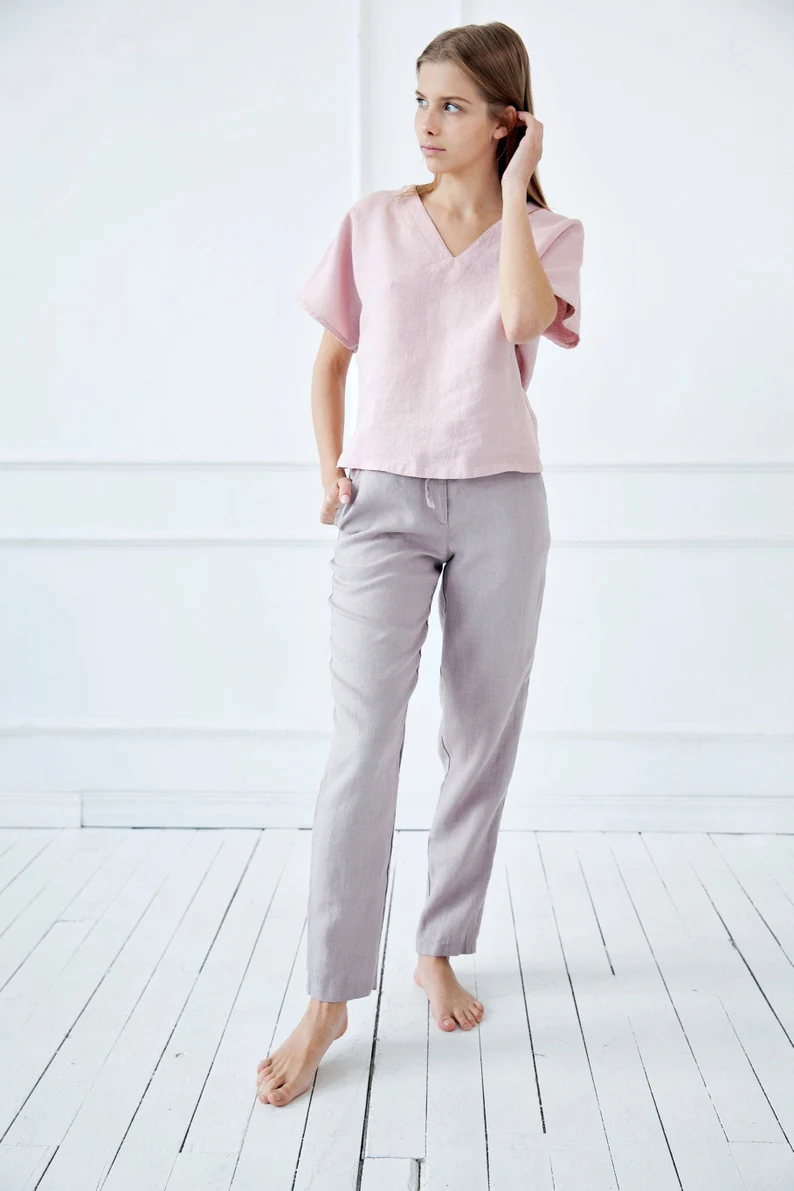 Tunika ženska 1505 100% lan, več barv in velikosti Tunika ženska 1505 100% lan, več barv in velikosti