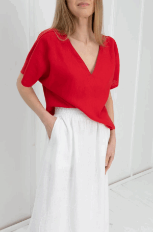 Tunika ženska 1505 100% lan, več barv in velikosti