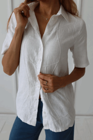 Srajca ženska 1511 100% lan, več barv in velikosti