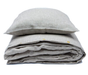 NA ZALOGI Lanena posteljnina predprana SIVA melange 200x200,2x50x70 NA ZALOGI Lanena posteljnina predprana SIVA melange 200x200,2x50x70