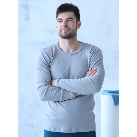 Moška majica DR iz 100% volne SIVA XL Moška majica DR iz 100% volne SIVA XL