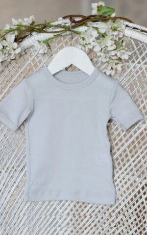EKO Merino otroška majica KR SIVA od 62-116