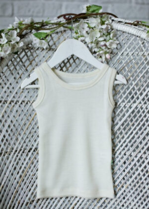 EKO Merino otroška spodnja majica NATUR od 62-116