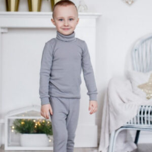 EKO Merino otroške legice SIVE od 122-152