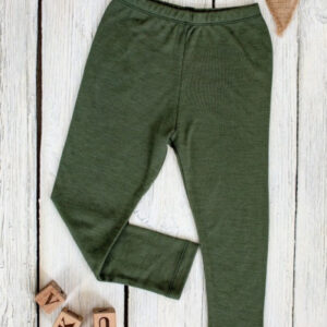 EKO Merino otroške legice ZELENE od 86-116