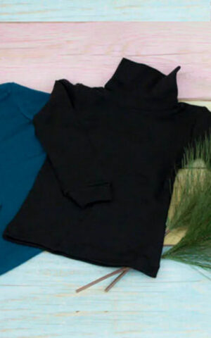 EKO Merino otroški puli DR ČRN od 122-152