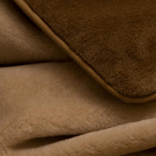 Volnena prevleka za vzg. KAMEL in MERINO temno rjava