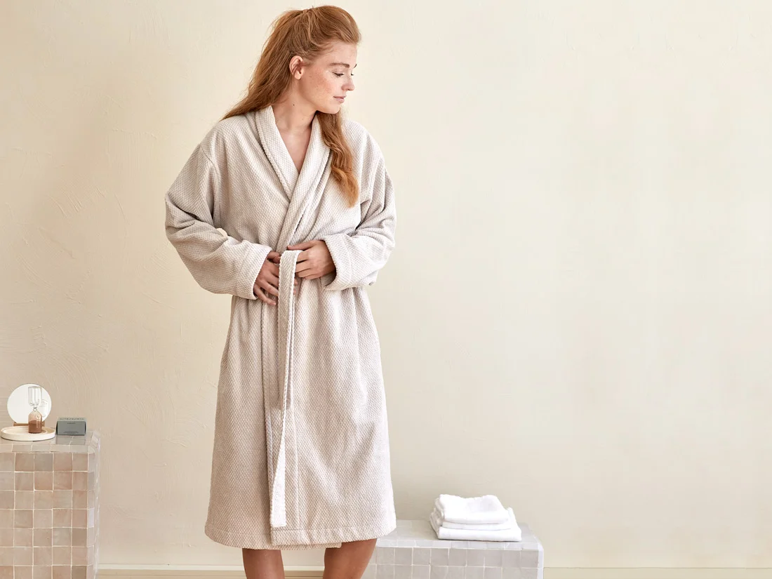 Kopalni plašč ekološki bombaž dots SAND