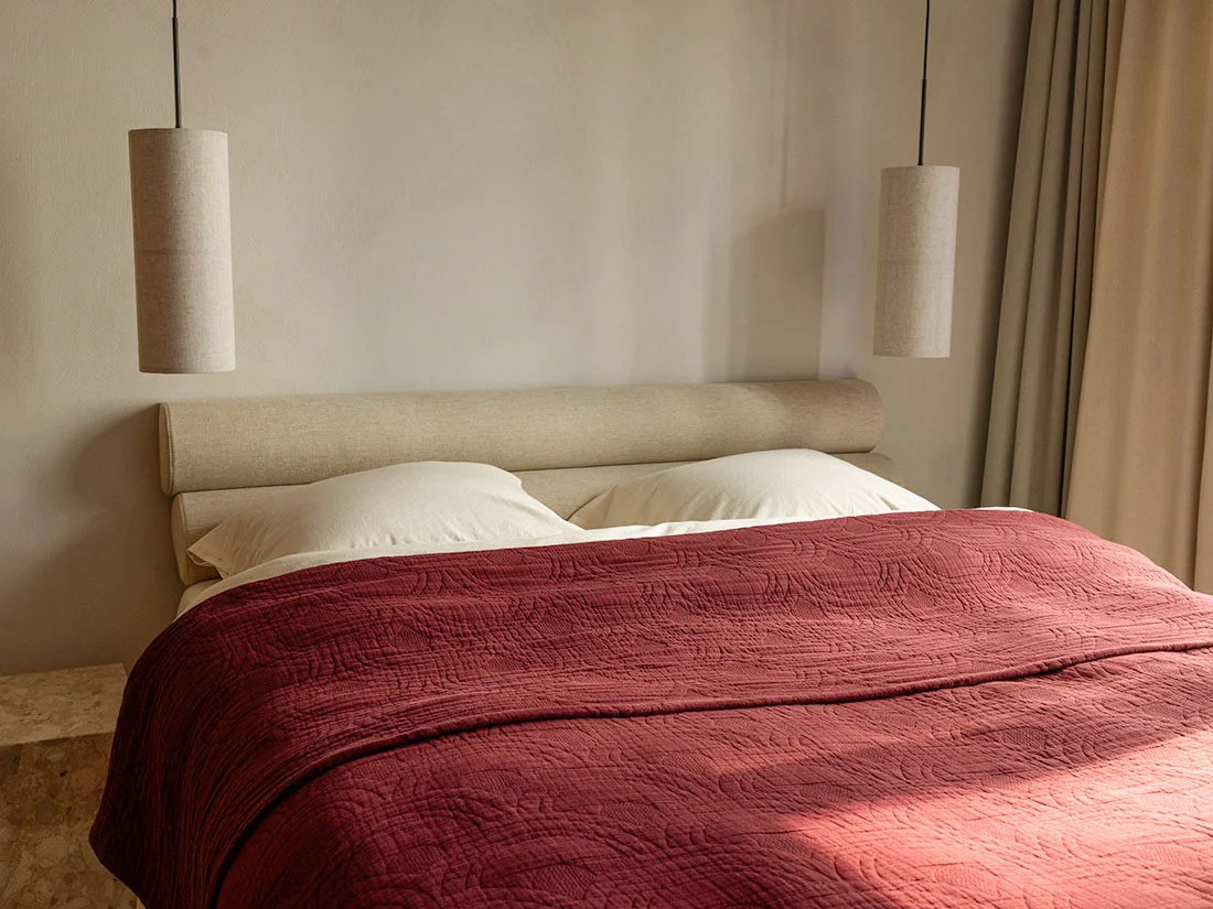 Deka iz 100% eko bombaža, 200x230,260x240, BORDO
