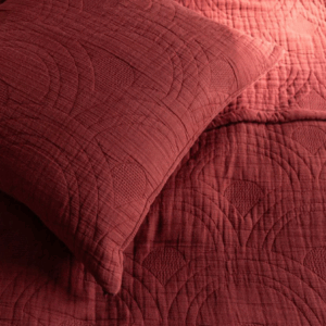 Deka iz 100% eko bombaža, 200x230,260x240, BORDO