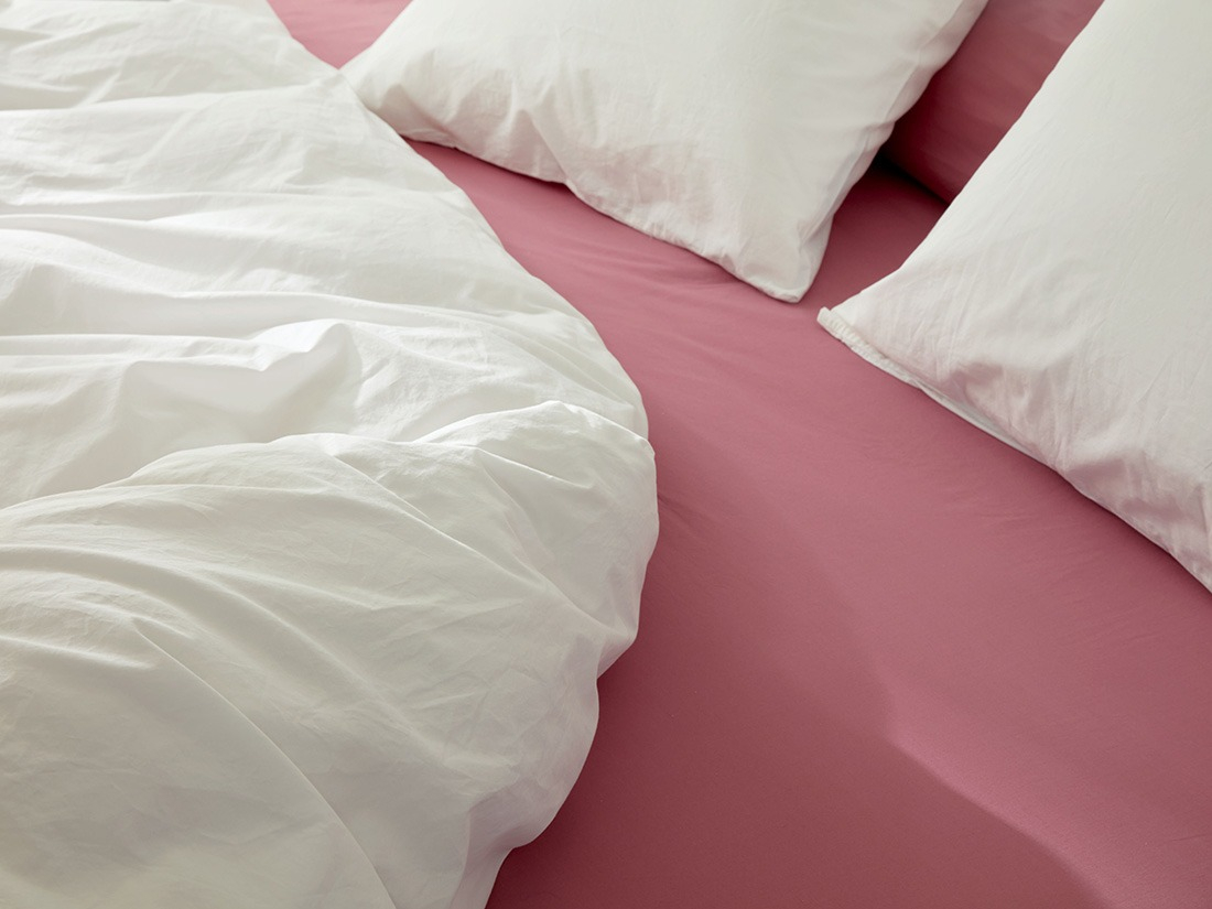 Posteljnina ekološki bombaž perkal TOPLA BELA več dimenzij