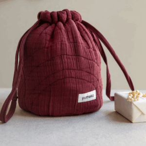 Toaletna torbica mošnjiček eko bombaž BORDO Toaletna torbica mošnjiček eko bombaž BORDO