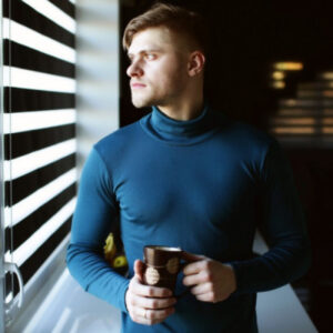 Moški puli iz 100% volne PETROL XS do XXXL