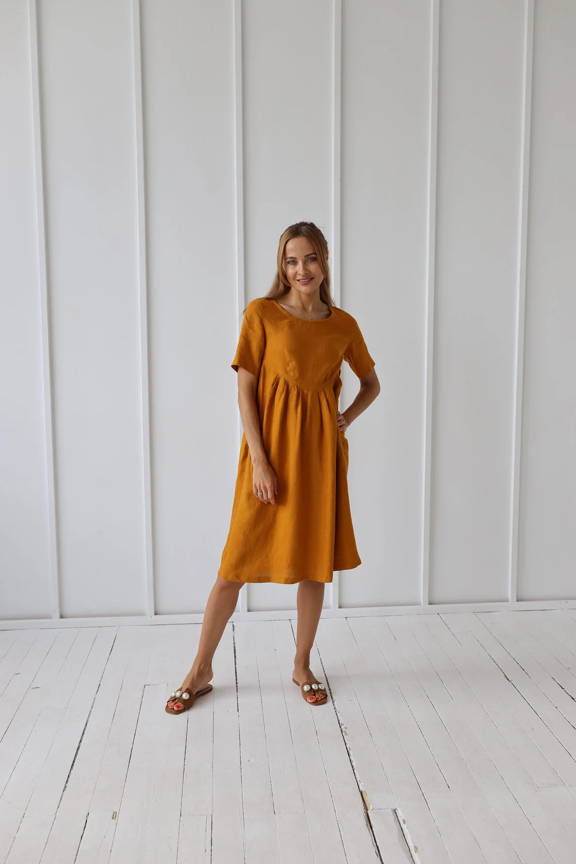 Obleka 1237, 100% lan