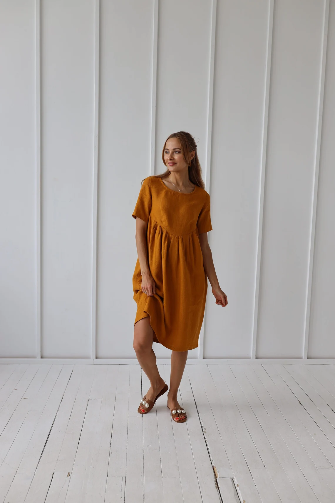 Obleka 1237, 100% lan