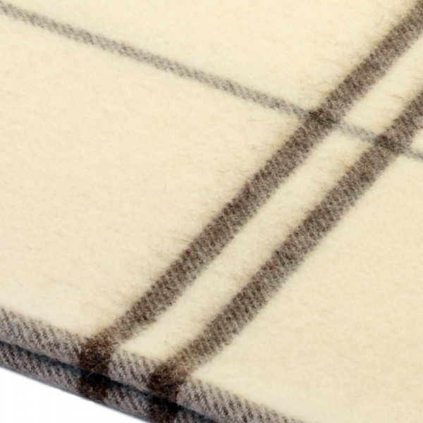 Volnena odeja ISOLA natur karo Volnena odeja ISOLA natur karo