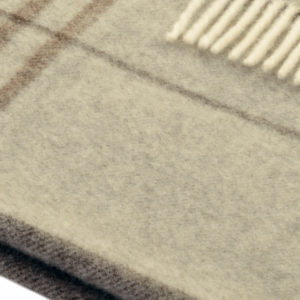 Volnena odeja ISOLA siva karo Volnena odeja ISOLA siva karo