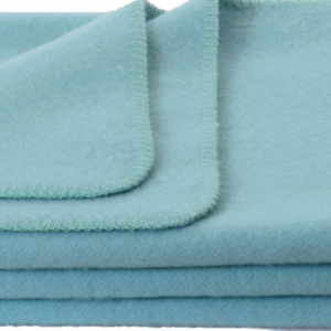 Otroška odeja 100% ovčja volna INN velur SV.MODRA dve dim.