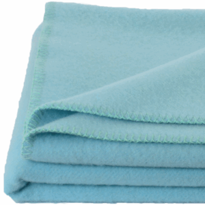 Otroška odeja 100% ovčja volna INN velur SV.MODRA dve dim.