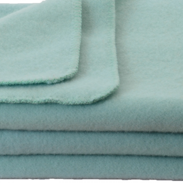 Otroška odeja 100% ovčja volna INN velur TURKIZNA dve dim.