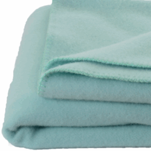 Otroška odeja 100% ovčja volna INN velur TURKIZNA dve dim.