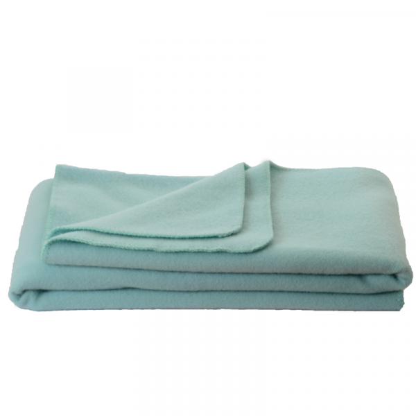 Volnena odeja INN velur blue 150x200