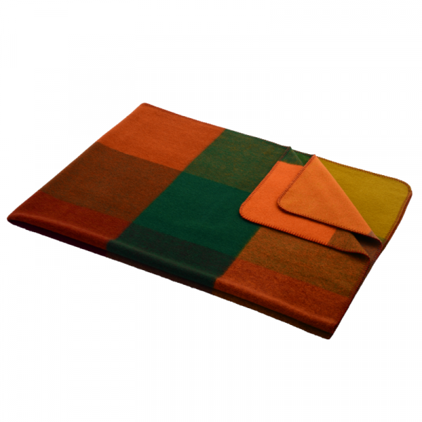 Volnena odeja MONZA rdeče zelena karo Volnena odeja MONZA rdeče zelena karo