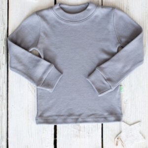 EKO Merino otroška majica DR SIVA od 62-116