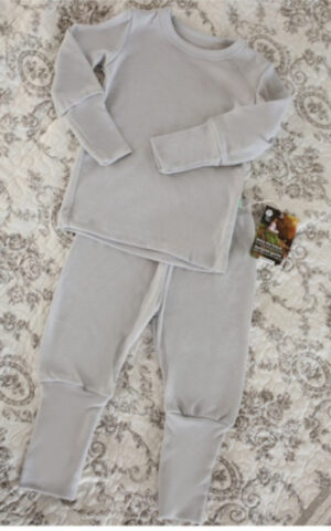 EKO Merino otroška pižama SIVA od 86-152 EKO Merino otroška pižama SIVA od 86-152