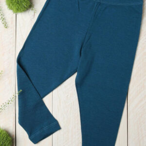 EKO Merino otroške legice PETROL MODRE od 86-116